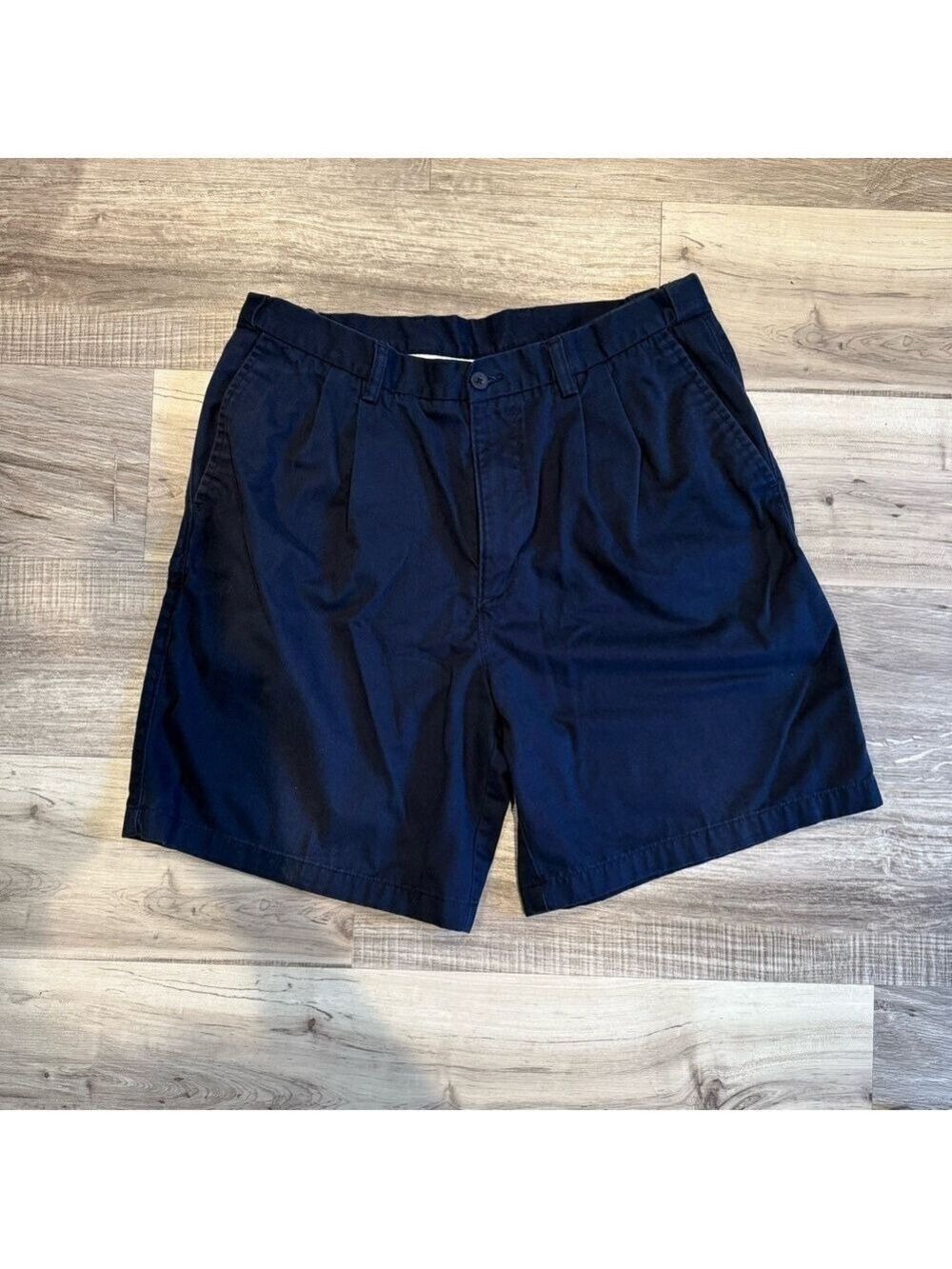 Puritan Men's Blue 36 Flat Front Shorts